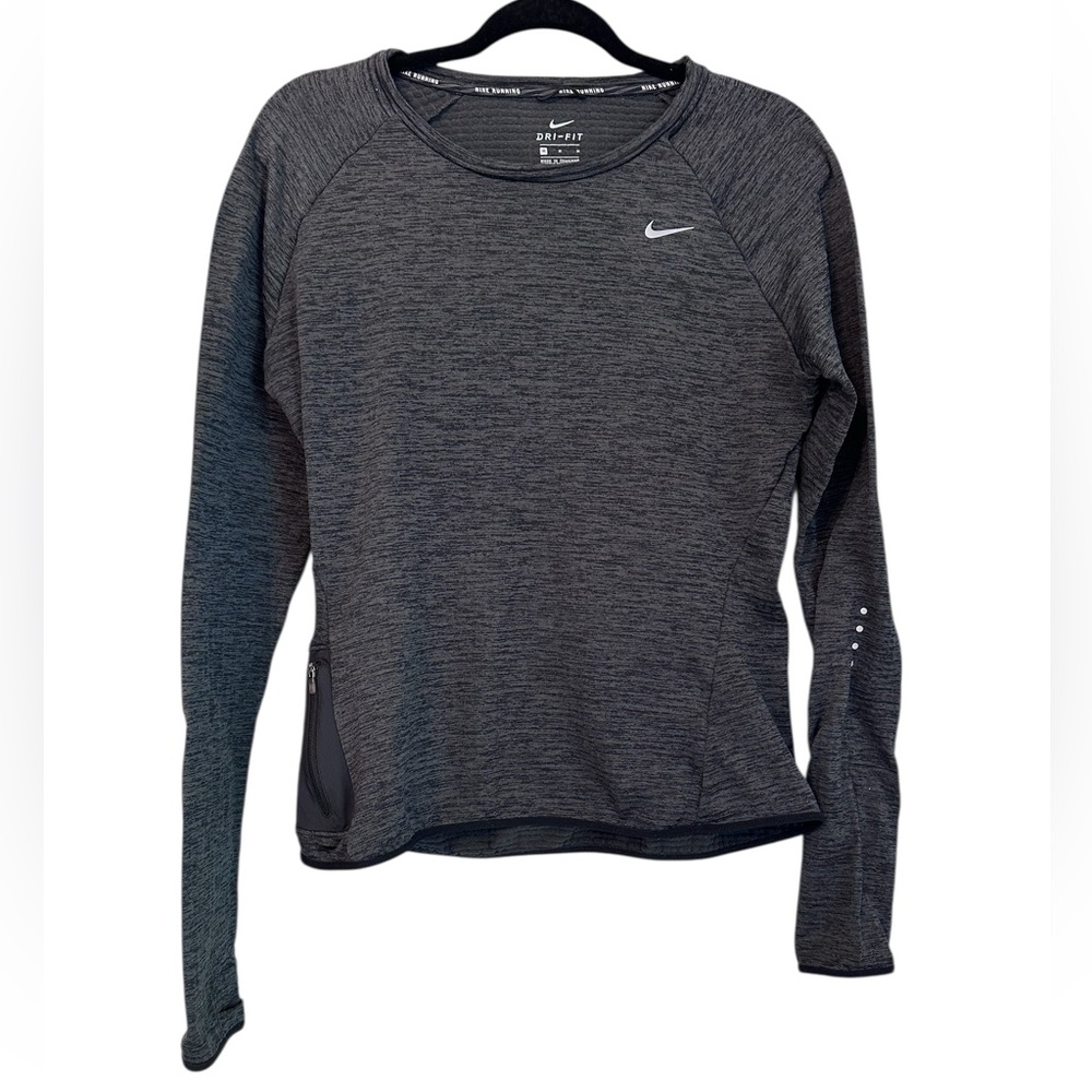 Nike Women's Dri Fit Thermal Long Sleeve Running Shirt Sz M